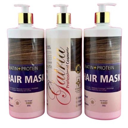 خرید ماسک مو پمپی بدون سولفات کراتین و پروتئین گاتریا1000ml