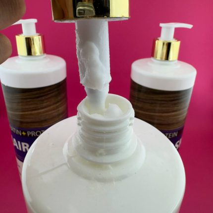 ماسک مو پمپی بدون سولفات کراتین و پروتئین گاتریا1000ml