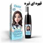 خرید شامپو رنگ مو فومی شانه دار دکسی - 200 میل - قهوه ‌ای تیره