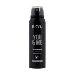 اسپری خوش بو کننده بدن مردانه you & me بیول 150 میل