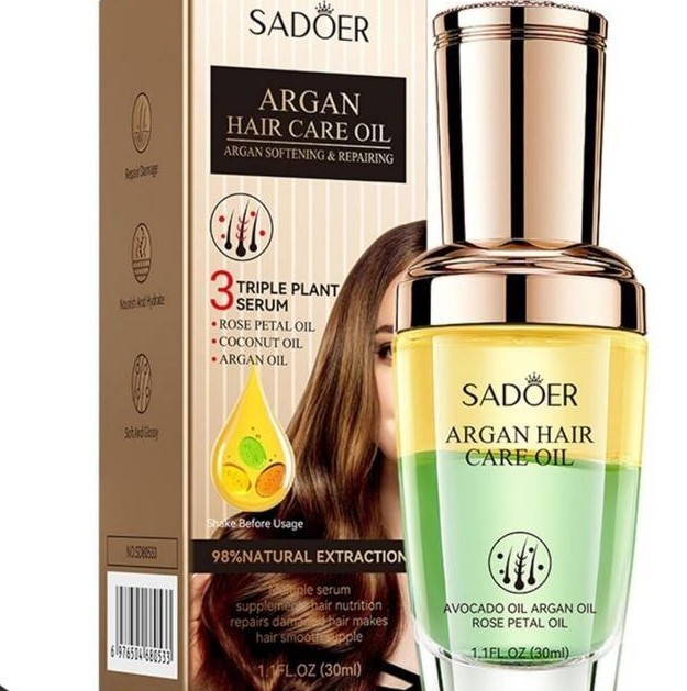 روغن مو آرگان دو فاز سادور 30 میل روغن مو آرگان دو فاز سادور 30 میل